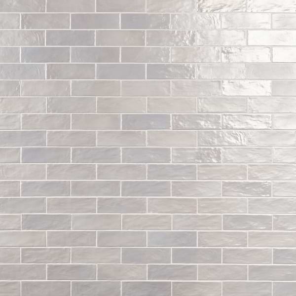 Montauk Fog 2x8 Gray Mixed Finish Ceramic Tile