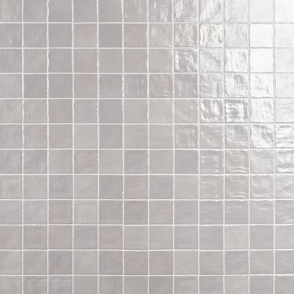Montauk Fog 4x4 Mixed Finish Ceramic Tile