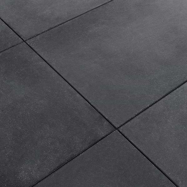 Sendero Carbon Black 24x36 Tumbled Limestone 2CM Outdoor Paver