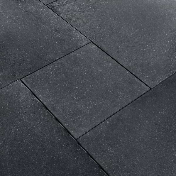 Sendero Carbon Black French Pattern Tumbled Limestone 2CM Outdoor Paver
