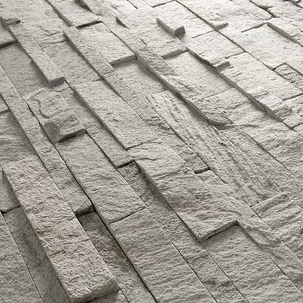 Tenerife Classic Silver 6x24 Splitface Quartzite Stacked Stone Tile