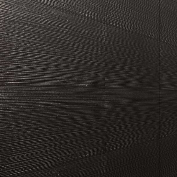 Caldaria Pleated Mocha Gray 24x48 Textured Matte Porcelain Tile