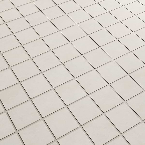 Clay Calm White 2x2 Matte Porcelain Mosaic