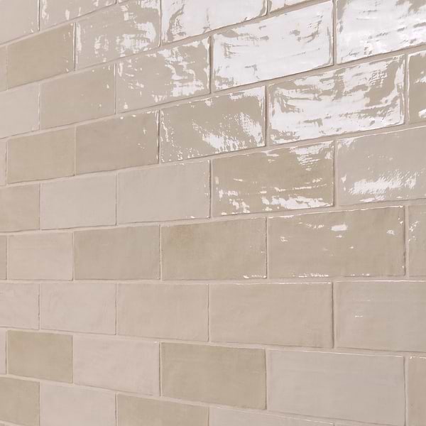 Portmore Sand 3x8 Glazed Ceramic Tile