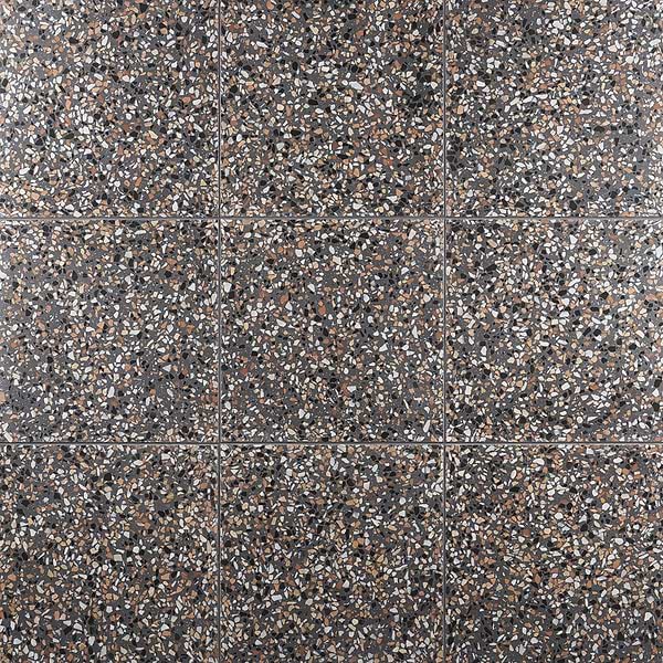 True Terrazzo Paradiso Gray 16x16 Polished Terrazzo Tile