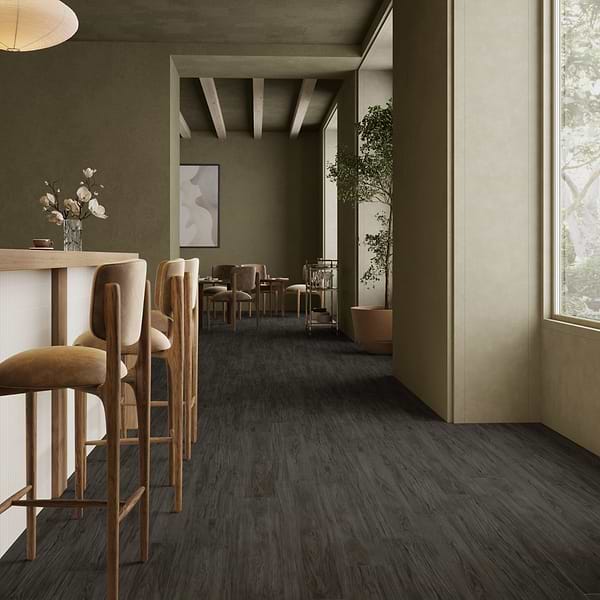 Millie Espresso Brown 8x48 Wood Look Matte Porcelain Tile in Brown, View 4, open zoomed image