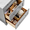 Nora Gray 24" Single Vanity with Carrara Marble Top