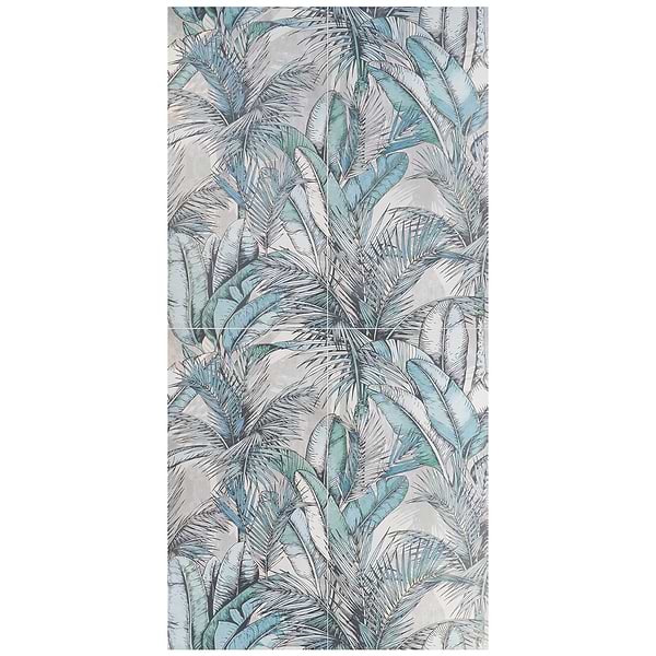 Monet Eden Blue 24x48 Artisan Decor Matte Porcelain Wall Tile