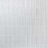 Nabi Subway Arctic Blue 4.5x9 Fluted Ridged Crackled Glossy Glass Tile