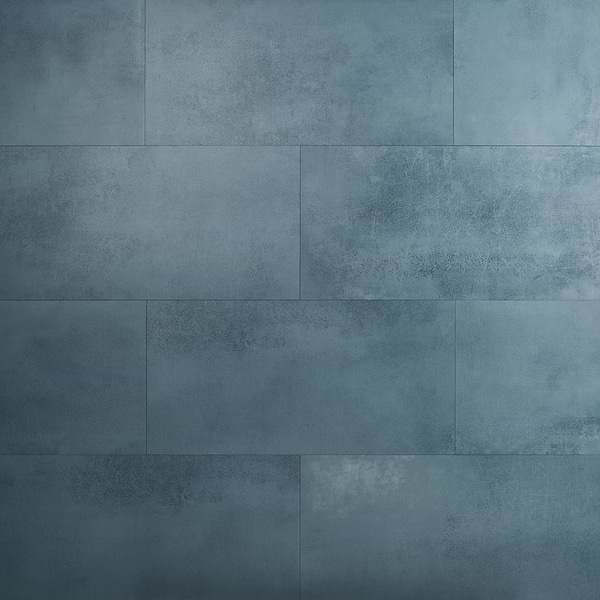 Bond LVT Indio Blue 12x24 Glue Down Luxury Vinyl Tile 12 mil wear layer
