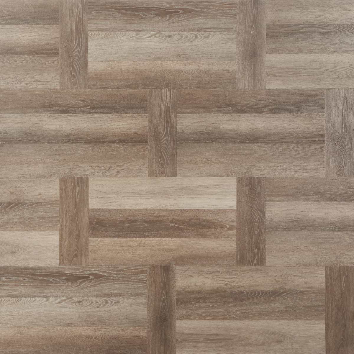 Stacy Garcia Fleetwood Parquet Mocha Rigid Core Click 12x24 Luxury Vinyl Tile