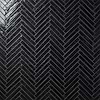 Wabi Sabi Coal Black 1.5x9 Glossy Ceramic Tile