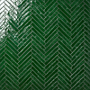 Wabi Sabi Emerald Green 1.5x9 Crackled Glossy Ceramic Tile
