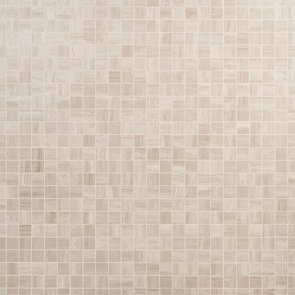 Nashville Beige 2x2 Travertine Look Matte Porcelain Mosaic Tile