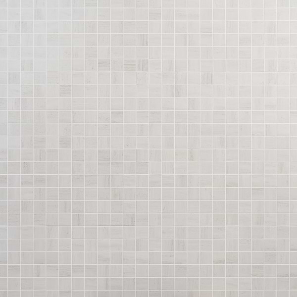 Nashville White 2x2 Travertine Look Matte Porcelain Mosaic Tile