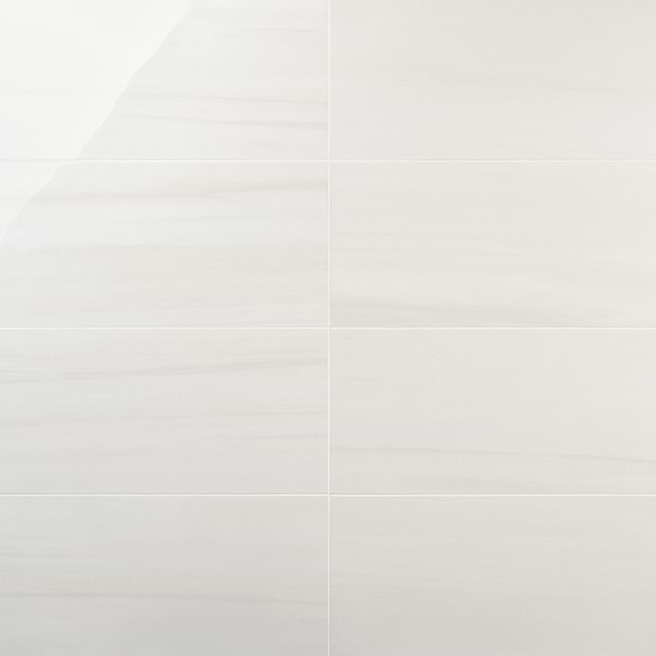 Minera Dolomite Warm White 12x24 Marble Look Polished Porcelain Tile