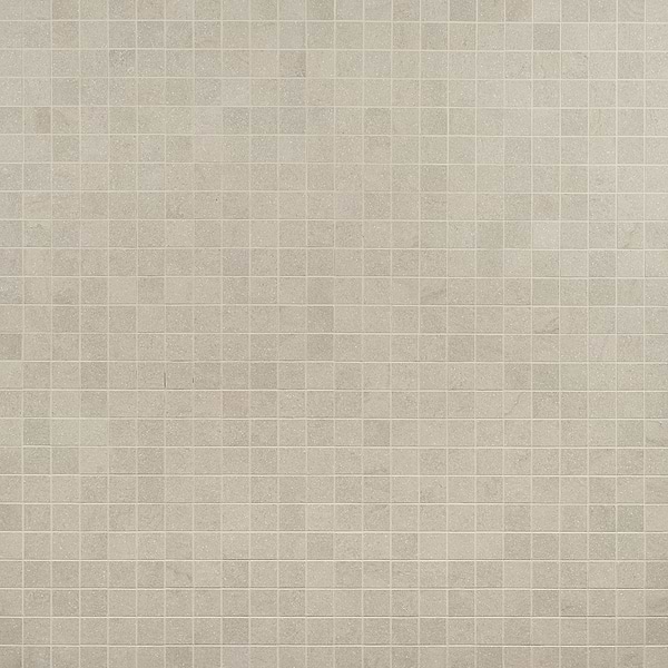 Acadia Warm Linen White 2x2 Limestone Look Matte Porcelain Mosaic Tile