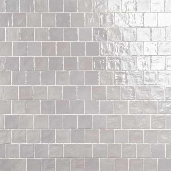 Montauk Fog 4x4 Mixed Finish Ceramic Tile