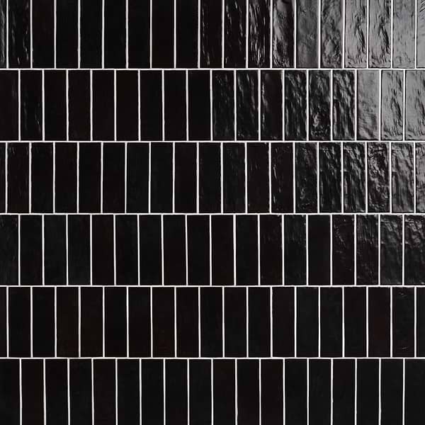 Montauk Jet 2x8 Mixed Finish Ceramic Tile