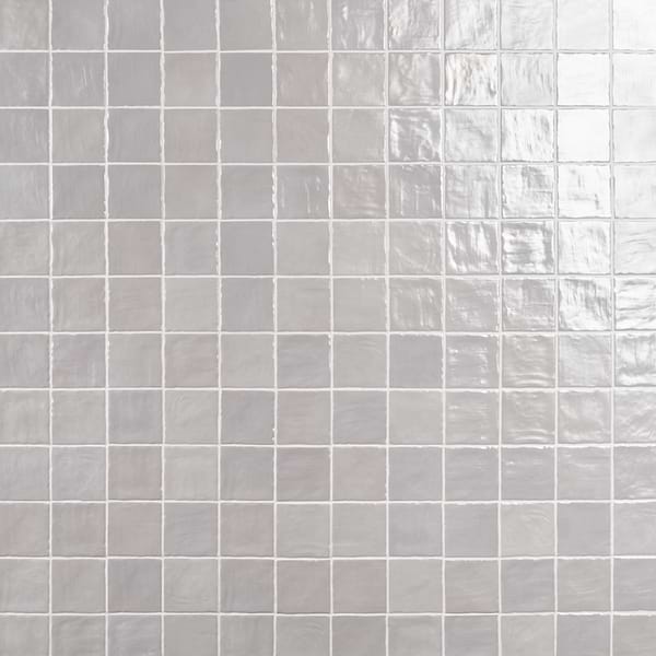 Montauk Fog 4x4 Mixed Finish Ceramic Tile