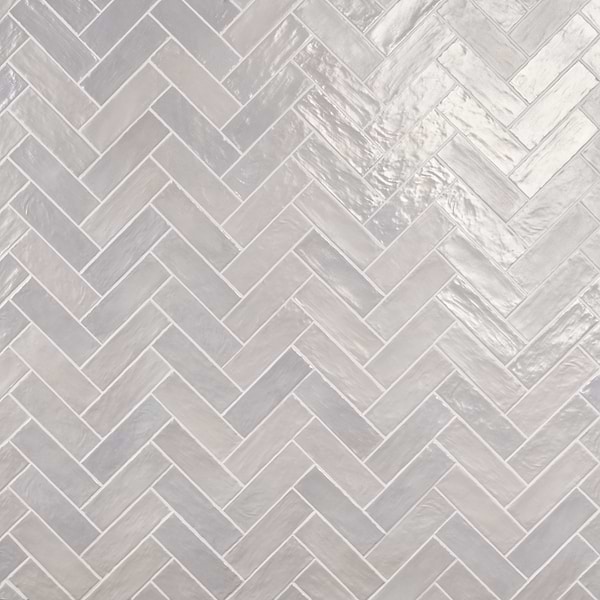 Montauk Fog 2x8 Gray Mixed Finish Ceramic Tile