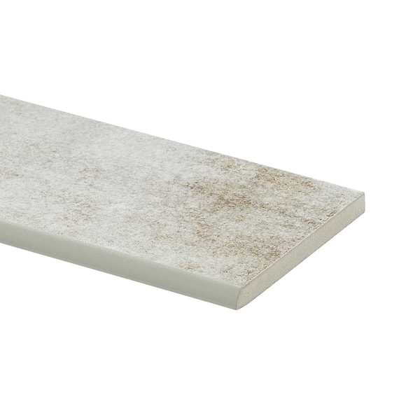 Flatiron White 3x24 Semi-Polished Porcelain Bullnose by Angela Harris in White, View 4, open zoomed image