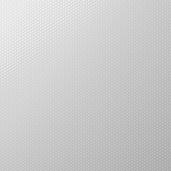 Serenity White 1" Penny Round Polished Porcelain Mosaic Tile