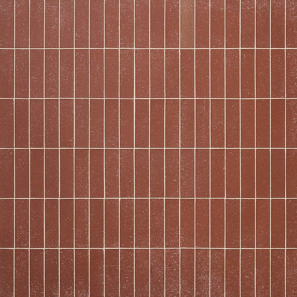 Brownstone Red 2x7 Textured Wire Cut Clay Thin Brick Tile