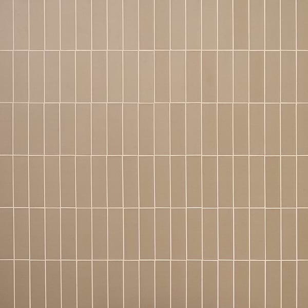 Brownstone Gray 2x7 Matte Clay Thin Brick Tile