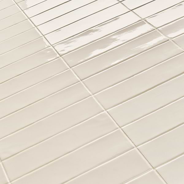 Lancaster Vanilla Cream Ivory 3x12 Polished Ceramic Subway Tile