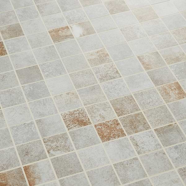 Flatiron 2.0 White 2x2 Matte Porcelain Mosaic Tile by Angela Harris in White, View 4, open zoomed image