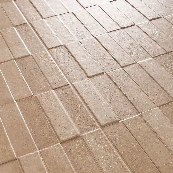 Devi Desert Beige 16x48 Textured Matte Ceramic Tile