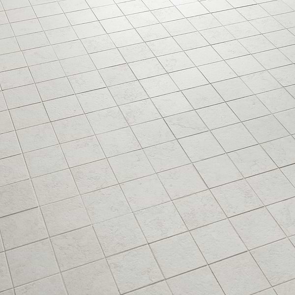 Corretta Bianco White 3x3 Matte Porcelain Mosaic Tile in Warm White, View 4, open zoomed image