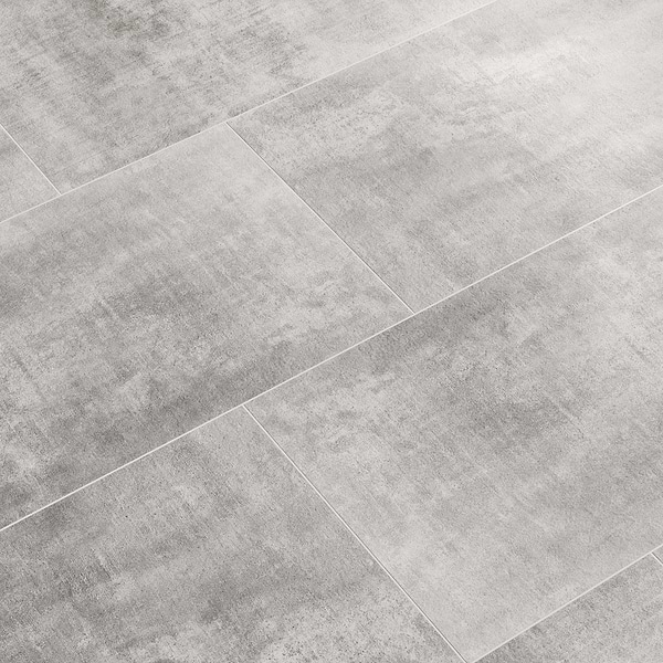 Basic Cement Ash Gray 12X24 Matte Porcelain Tile in Ash Gray, View 4, open zoomed image