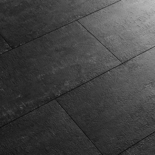 Portrait Black 12x24 Matte Porcelain Tile in Black, View 4, open zoomed image