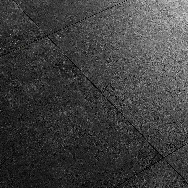 Portrait Black 24x24 Matte Porcelain Tile in Black, View 4, open zoomed image
