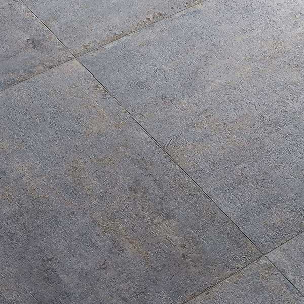 Portrait Ocean Blue 24x24 Matte Porcelain Tile in Blue Gray, View 4, open zoomed image