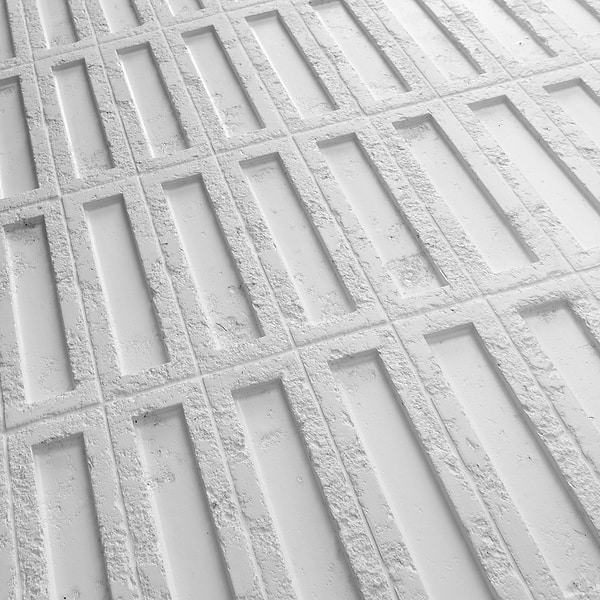 Arlo Antique White 3x11 3D Textured Matte Ceramic Tile
