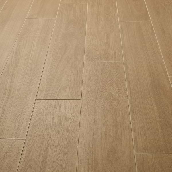 Millie Oak Brown 8x48 Wood Look Matte Porcelain Tile in Brown, View 4, open zoomed image