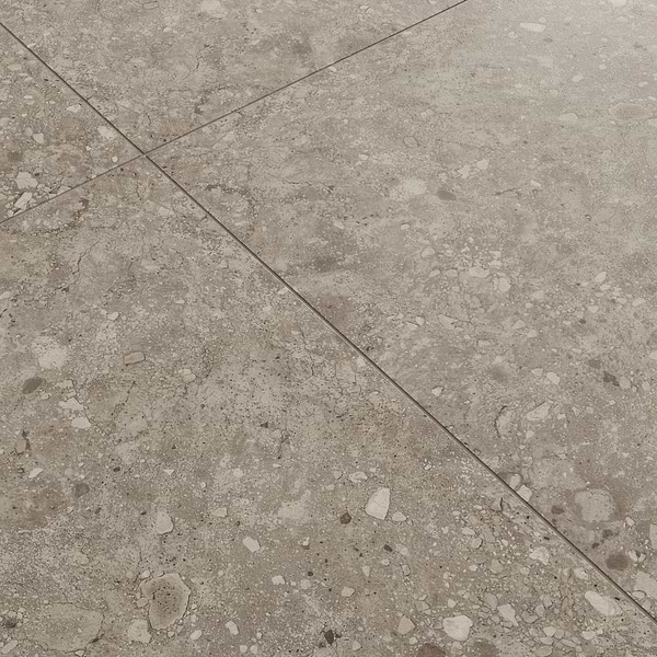 Rizo Taupe Gray 48x48 Terrazzo Look Matte Porcelain Tile