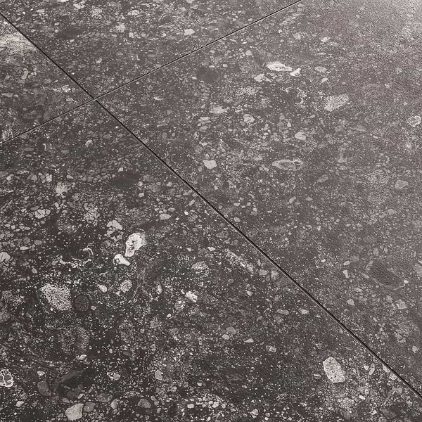 Rizo Charcoal Gray 48x48 Terrazzo Look Matte Porcelain Tile
