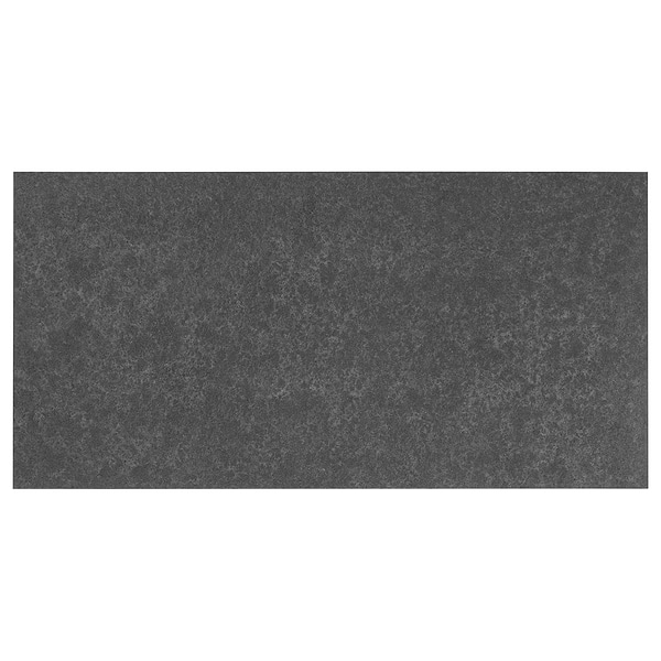 Pietra Basalt Black 12x24 Flamed and Brushed Basalt Tile