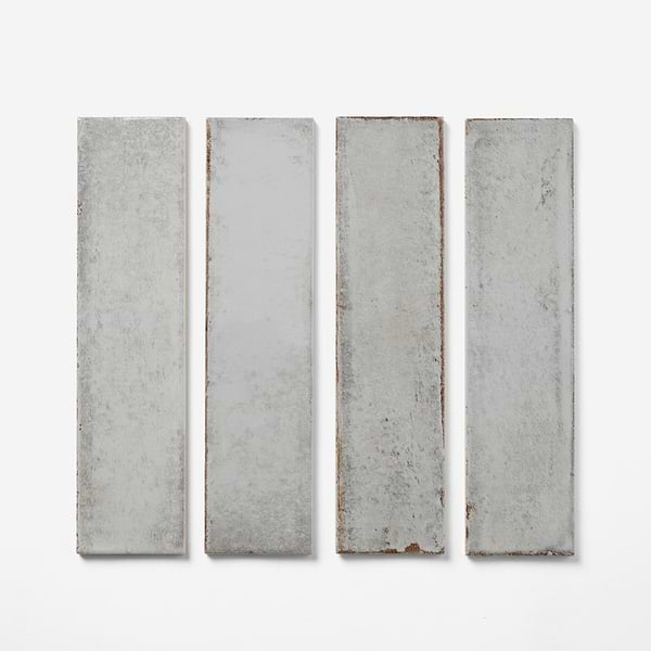 Castle Hazy Trail Gray 3x12 Polished Ceramic Subway Tile in Gray, View 4, open zoomed image
