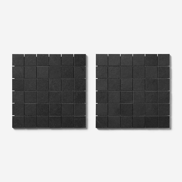 Fordham Nero Black 2x2 Matte Porcelain Mosaic Tile