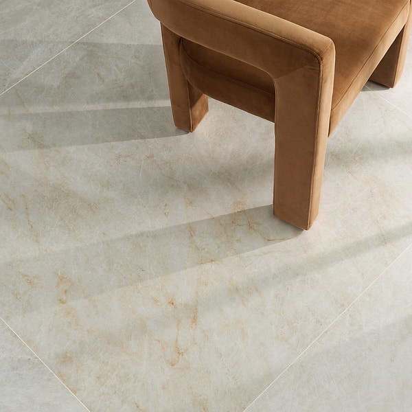 Grand Taj Mahal Pearl Beige 48x48 Stone Look Matte Porcelain Tile in Beige, View 4, open zoomed image