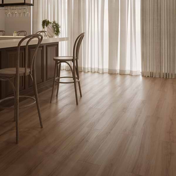 Marsai Natural Oak 10x60 Wood Look Matte Porcelain Tile in Brown, View 4, open zoomed image