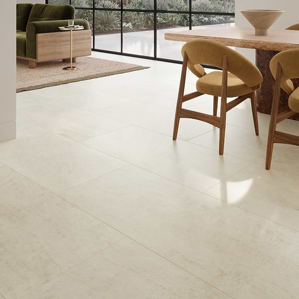 Grand Taj Mahal Pearl Beige 24x48 Stone Look Matte Porcelain Tile in Beige, View 4, open zoomed image
