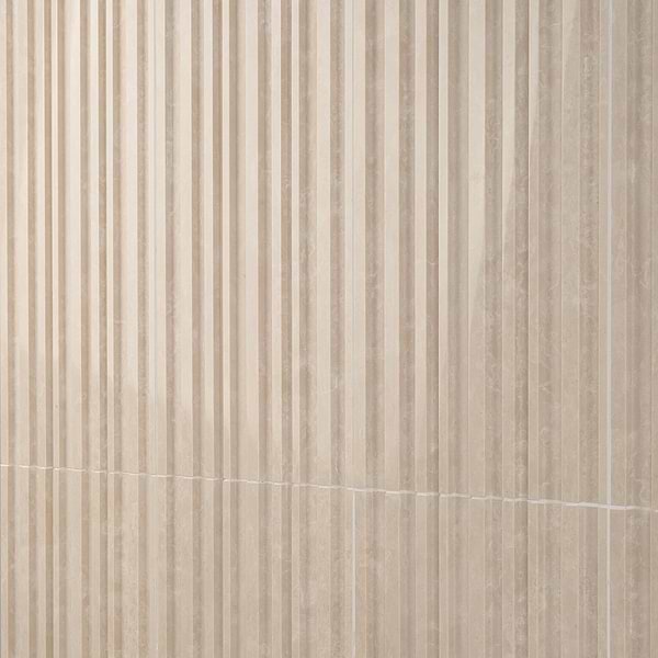 Stonework Barcode Botticino 12x24 3D Polished + Honed Marble Tile