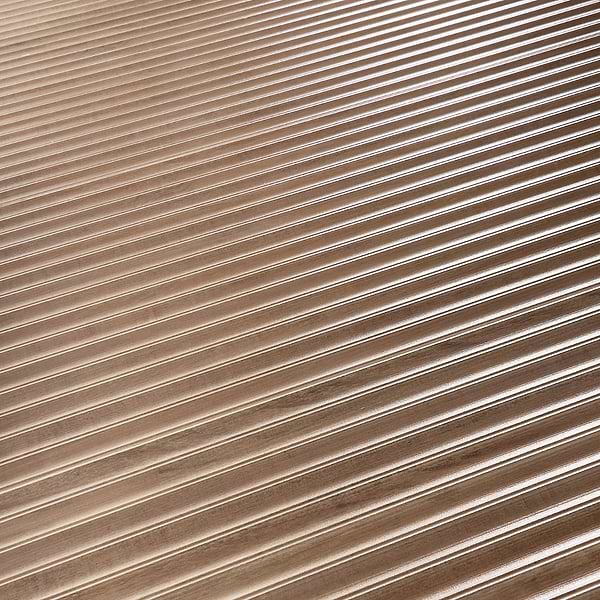 Arket Chestnut Brown 18x48 Fluted Wood Look Matte Ceramic Tile