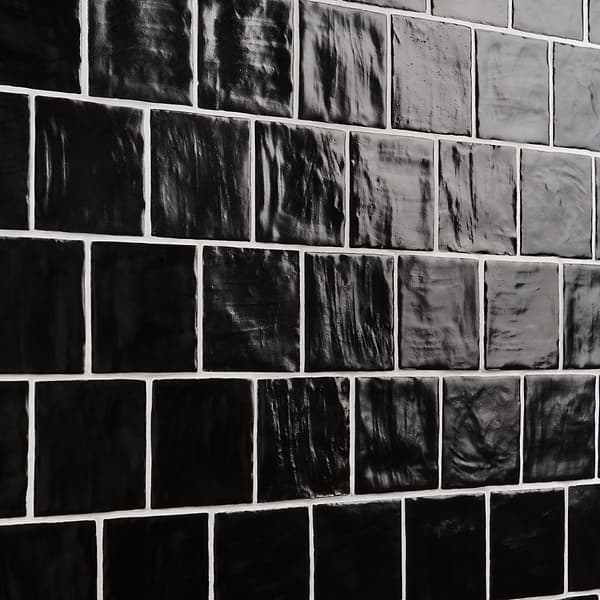 Montauk Jet 4x4 Mixed Finish Ceramic Tile
